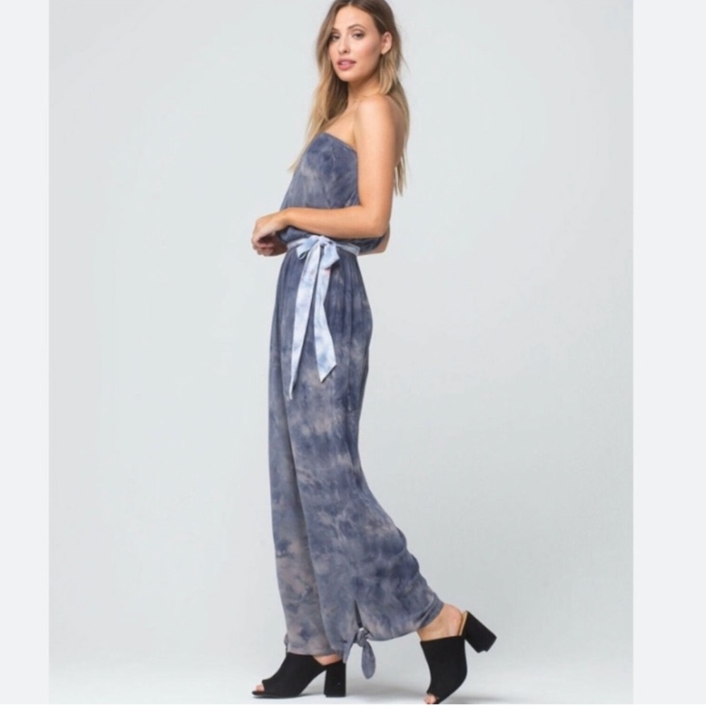 Free People Tie Dye Jumpsuit